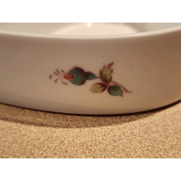 Spode Billingsley Rose Spray Jewelry Trinket Box Bone China Heart Shaped England - Picture 11 of 16